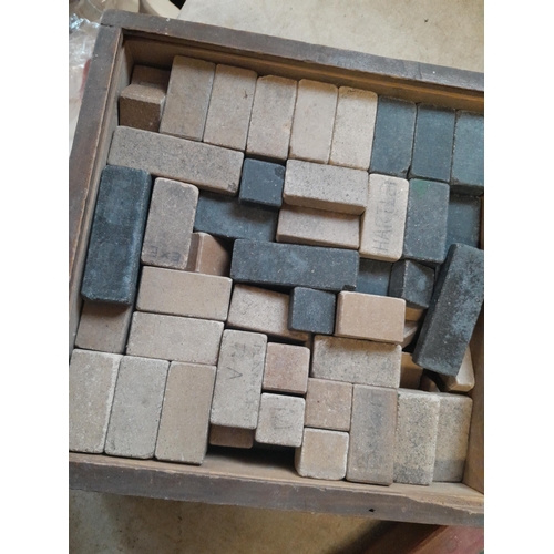 76 - Vintage Lotts bricks x 2 in boxes of issue