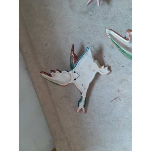 89 - Set of five Beswick flying ducks all in good order