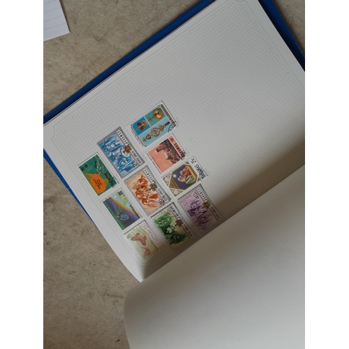 96 - Binder of mainly used stamps with an approx vendor stocklist