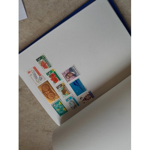 96 - Binder of mainly used stamps with an approx vendor stocklist