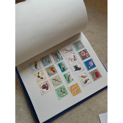 96 - Binder of mainly used stamps with an approx vendor stocklist