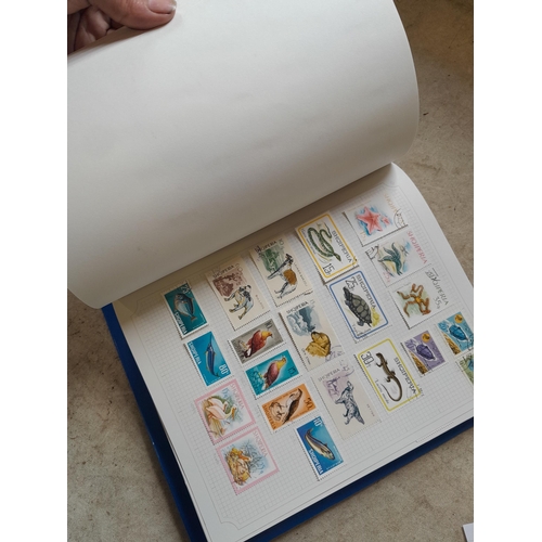 96 - Binder of mainly used stamps with an approx vendor stocklist