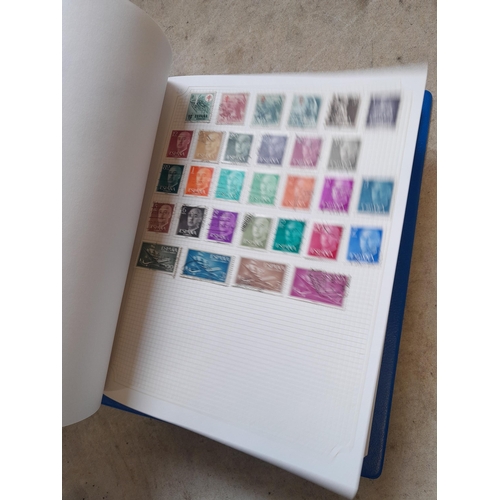 99 - Binder of mainly used stamps with an approx vendor stocklist