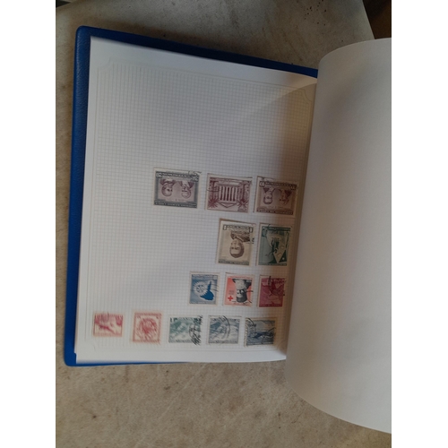 100 - Binder of mainly used stamps with an approx vendor stocklist