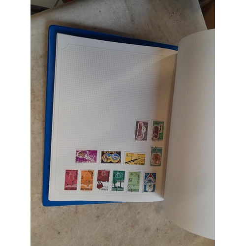 100 - Binder of mainly used stamps with an approx vendor stocklist