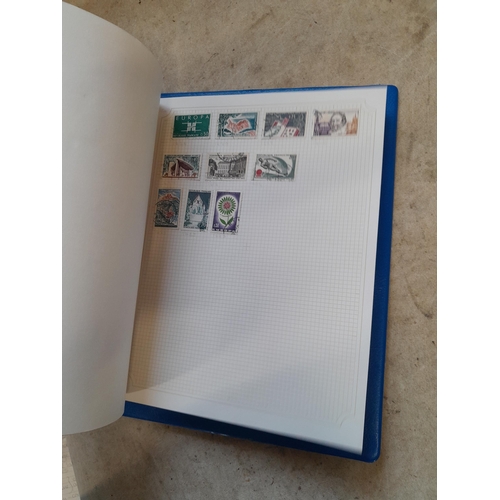 102 - Stamps : A binder of mainly used stamps with an approx vendor stocklist