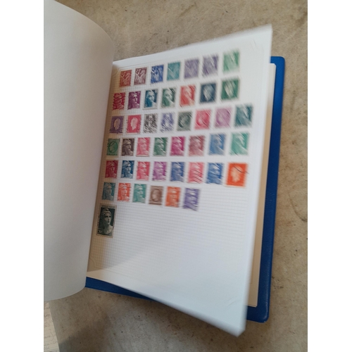 102 - Stamps : A binder of mainly used stamps with an approx vendor stocklist