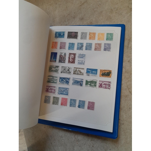 102 - Stamps : A binder of mainly used stamps with an approx vendor stocklist