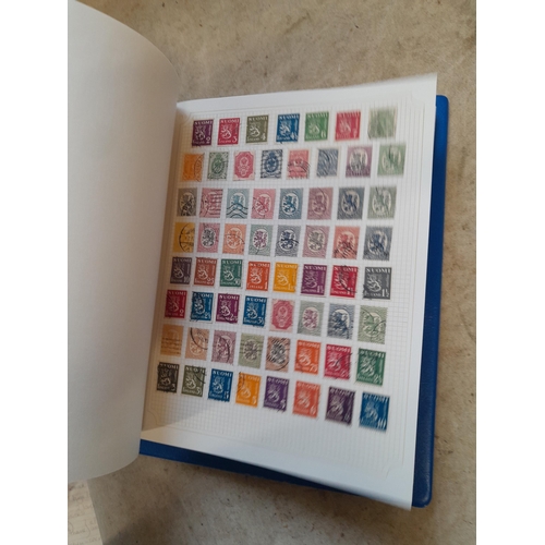 102 - Stamps : A binder of mainly used stamps with an approx vendor stocklist