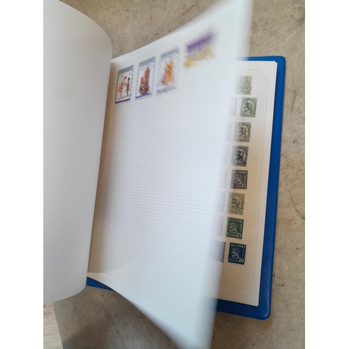 102 - Stamps : A binder of mainly used stamps with an approx vendor stocklist