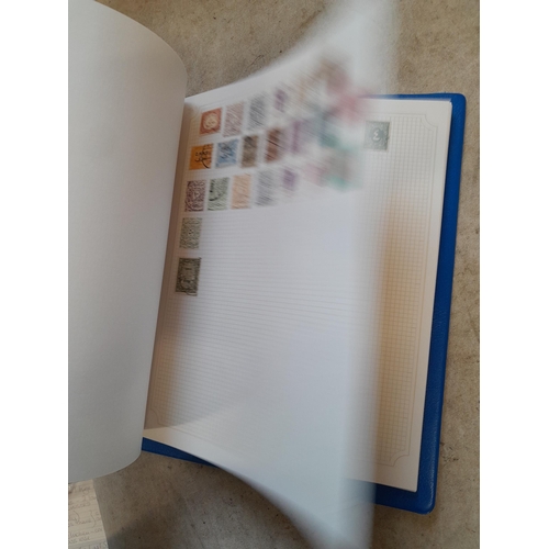 102 - Stamps : A binder of mainly used stamps with an approx vendor stocklist