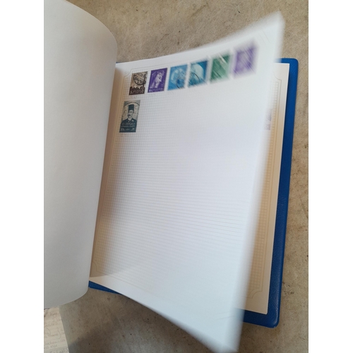 102 - Stamps : A binder of mainly used stamps with an approx vendor stocklist