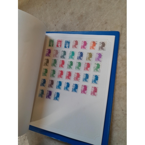 102 - Stamps : A binder of mainly used stamps with an approx vendor stocklist