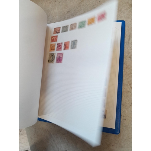 102 - Stamps : A binder of mainly used stamps with an approx vendor stocklist