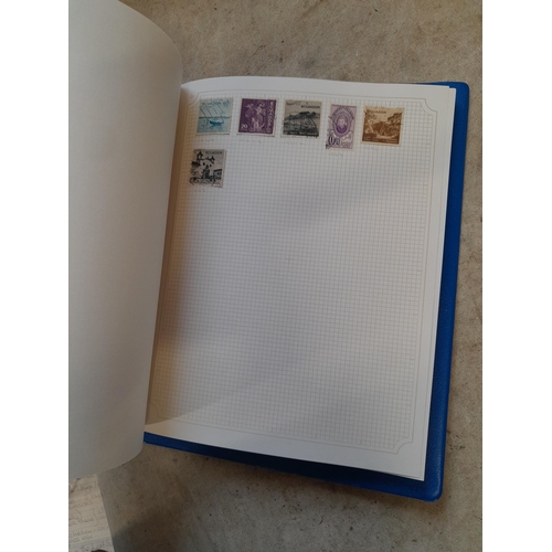 102 - Stamps : A binder of mainly used stamps with an approx vendor stocklist