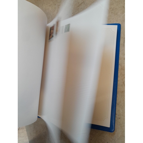 102 - Stamps : A binder of mainly used stamps with an approx vendor stocklist