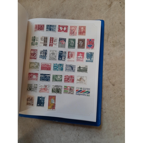 102 - Stamps : A binder of mainly used stamps with an approx vendor stocklist