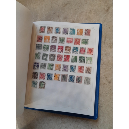 102 - Stamps : A binder of mainly used stamps with an approx vendor stocklist