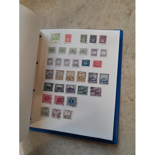 102 - Stamps : A binder of mainly used stamps with an approx vendor stocklist