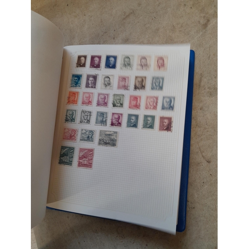 102 - Stamps : A binder of mainly used stamps with an approx vendor stocklist