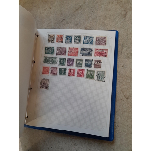 102 - Stamps : A binder of mainly used stamps with an approx vendor stocklist