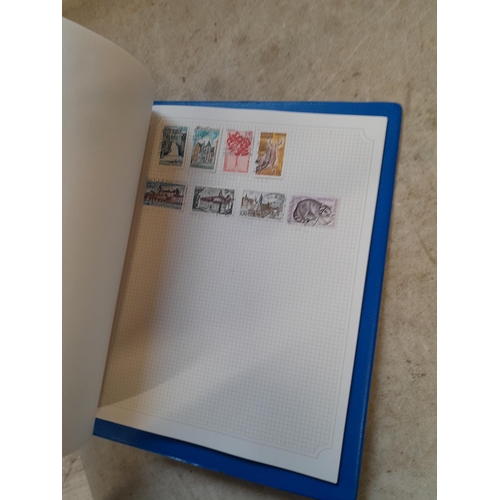 102 - Stamps : A binder of mainly used stamps with an approx vendor stocklist