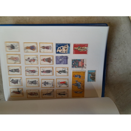 103 - Stamps : A binder of mainly used stamps with an approx vendor stocklist