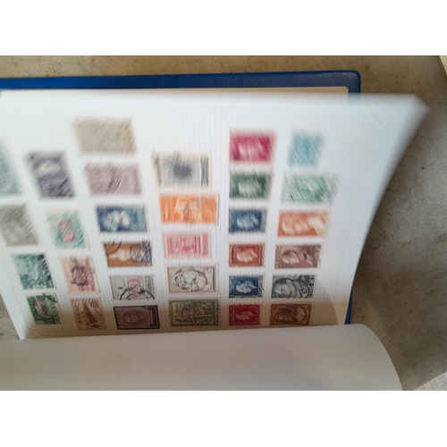 103 - Stamps : A binder of mainly used stamps with an approx vendor stocklist