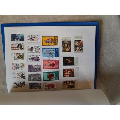 103 - Stamps : A binder of mainly used stamps with an approx vendor stocklist
