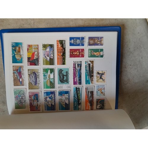 103 - Stamps : A binder of mainly used stamps with an approx vendor stocklist