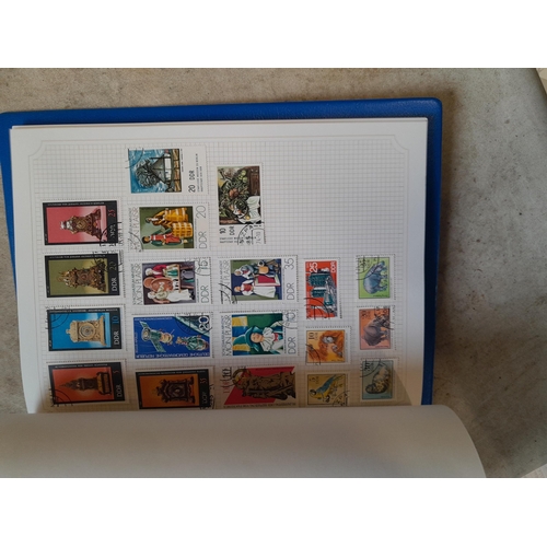 103 - Stamps : A binder of mainly used stamps with an approx vendor stocklist