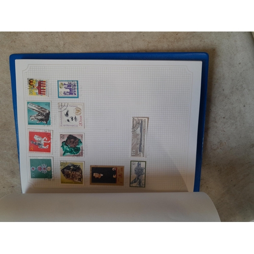 103 - Stamps : A binder of mainly used stamps with an approx vendor stocklist