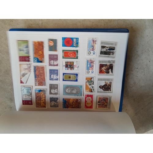103 - Stamps : A binder of mainly used stamps with an approx vendor stocklist