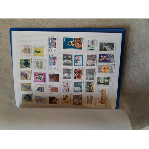 103 - Stamps : A binder of mainly used stamps with an approx vendor stocklist