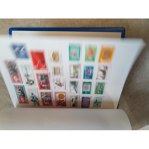 103 - Stamps : A binder of mainly used stamps with an approx vendor stocklist