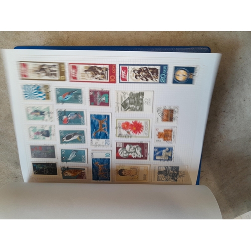 103 - Stamps : A binder of mainly used stamps with an approx vendor stocklist