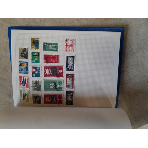 103 - Stamps : A binder of mainly used stamps with an approx vendor stocklist