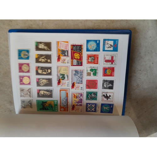 103 - Stamps : A binder of mainly used stamps with an approx vendor stocklist