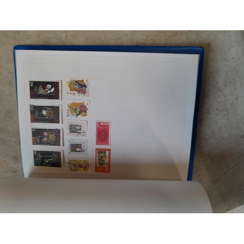 103 - Stamps : A binder of mainly used stamps with an approx vendor stocklist