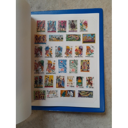 103 - Stamps : A binder of mainly used stamps with an approx vendor stocklist
