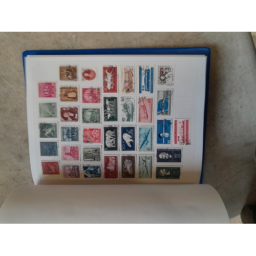 103 - Stamps : A binder of mainly used stamps with an approx vendor stocklist