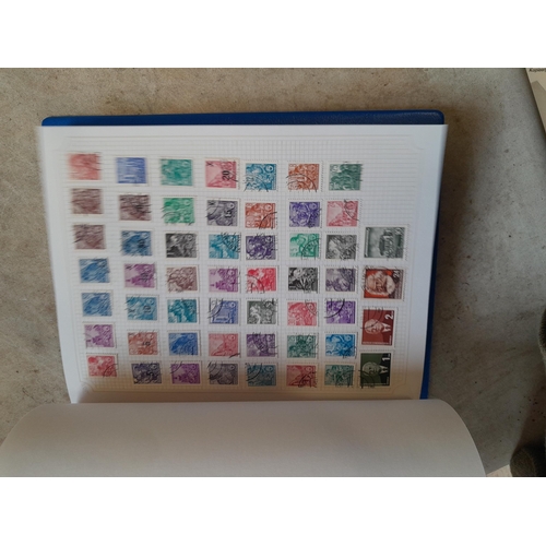 103 - Stamps : A binder of mainly used stamps with an approx vendor stocklist
