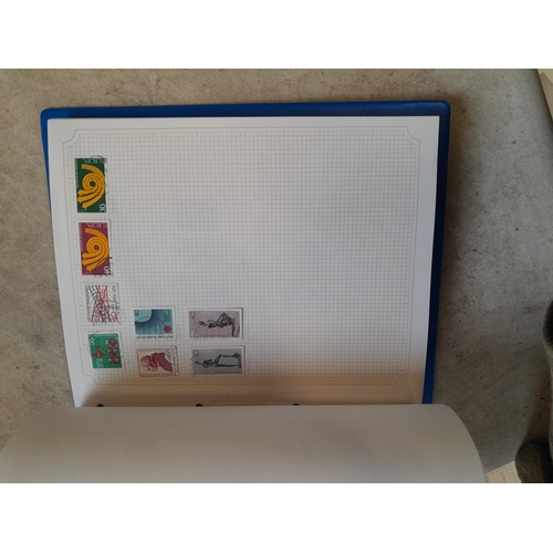 103 - Stamps : A binder of mainly used stamps with an approx vendor stocklist