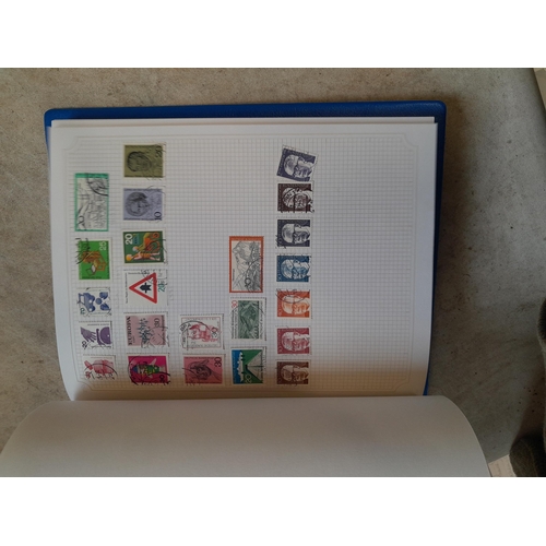 103 - Stamps : A binder of mainly used stamps with an approx vendor stocklist