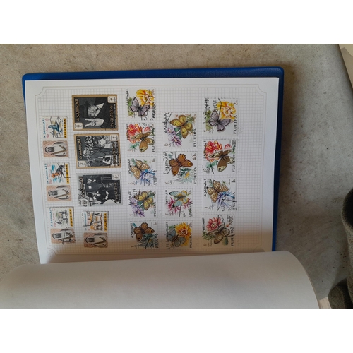 103 - Stamps : A binder of mainly used stamps with an approx vendor stocklist