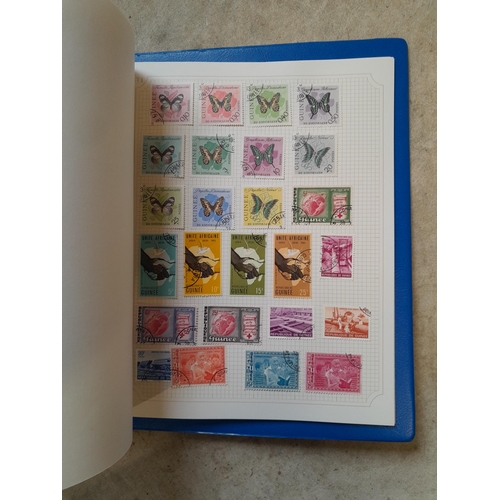 103 - Stamps : A binder of mainly used stamps with an approx vendor stocklist