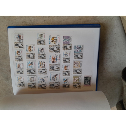 103 - Stamps : A binder of mainly used stamps with an approx vendor stocklist