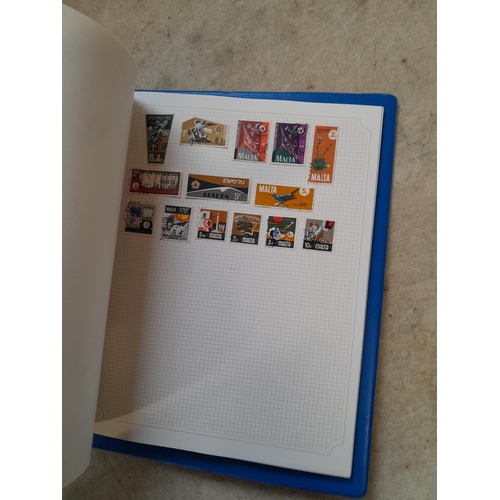 104 - Stamps : A binder of mainly used stamps with an approx vendor stocklist