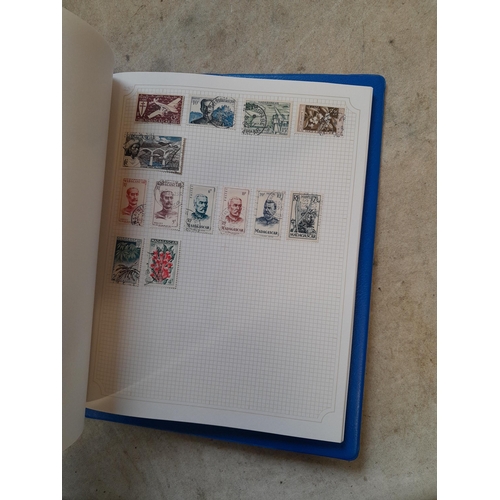 104 - Stamps : A binder of mainly used stamps with an approx vendor stocklist
