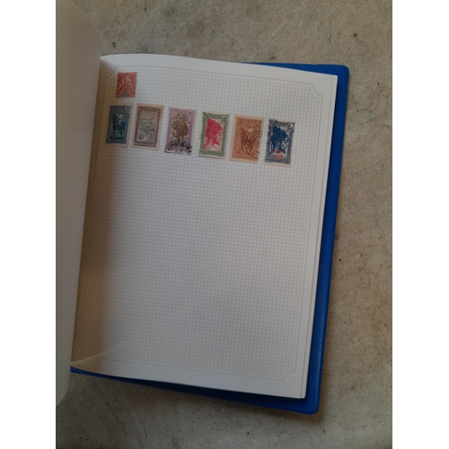 104 - Stamps : A binder of mainly used stamps with an approx vendor stocklist